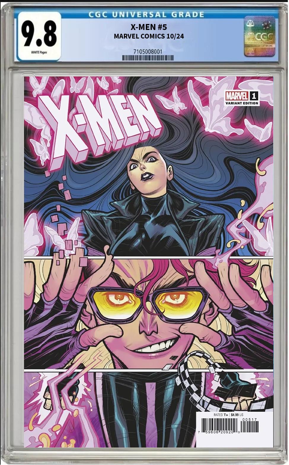 X-MEN #5 MARVEL 2024 ELIZABETH TORQUE 1:25 VARIANT CGC 9.8 NM PRESALE 10/2