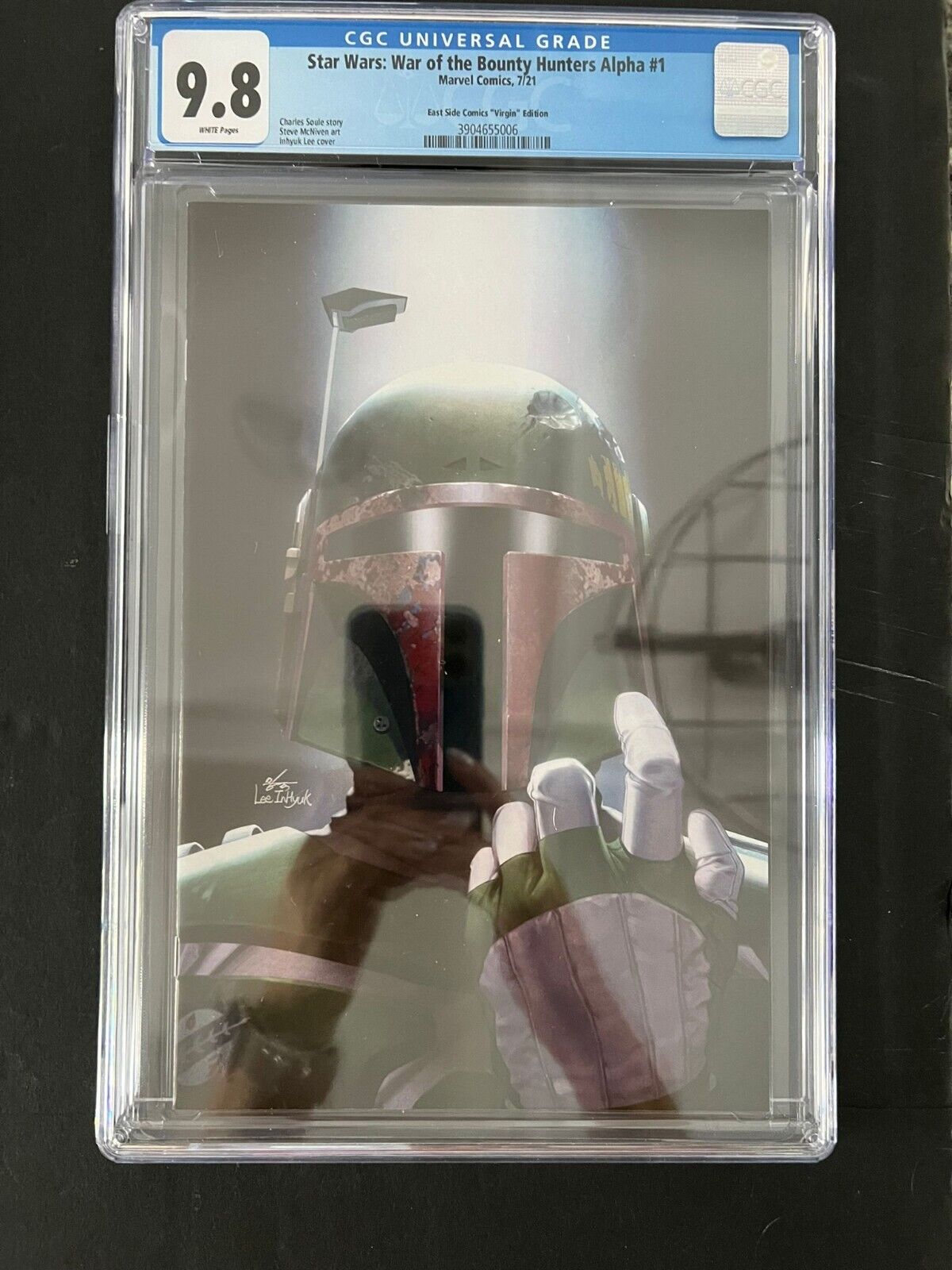 STAR WARS: WAR OF THE BOUNTY HUNTERS ALPHA #1 CGC 9.8 INHYUK LEE VIRGIN VARIANT