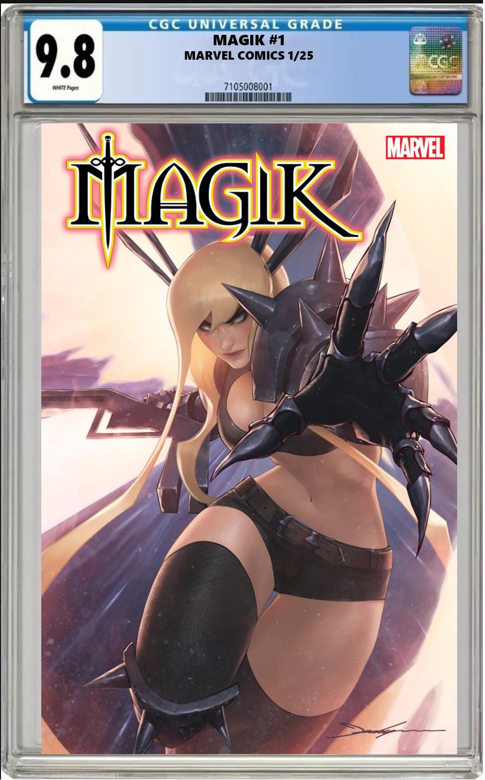 MAGIK #1 MARVEL JEEHYUNG LEE VARIANT CGC 9.8 NM PRESALE 1/18