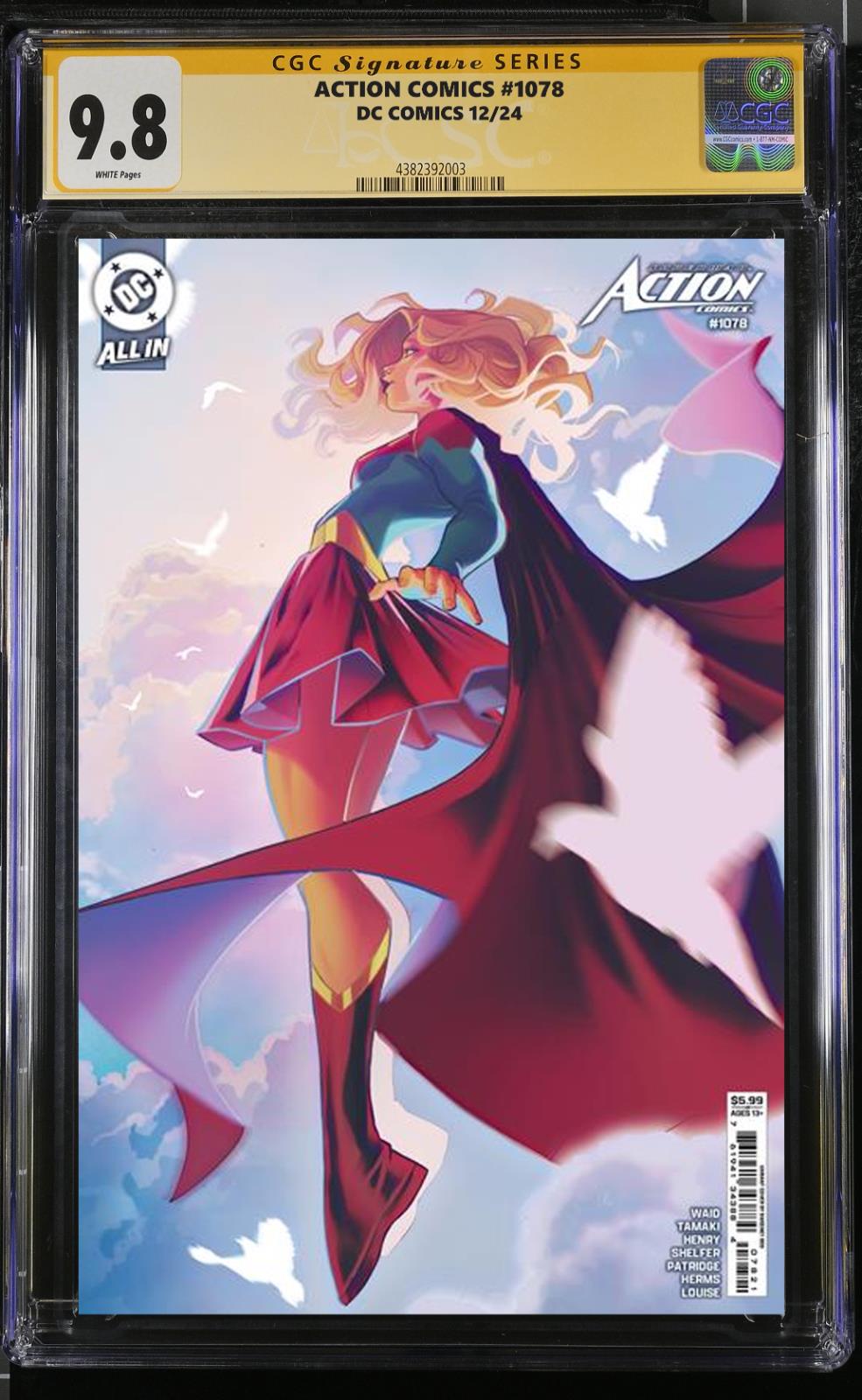 ACTION COMICS #1078 DC CGC SS 9.8/RAW SWEENEY BOO PRIVATE SIGNING PRESALE 2025