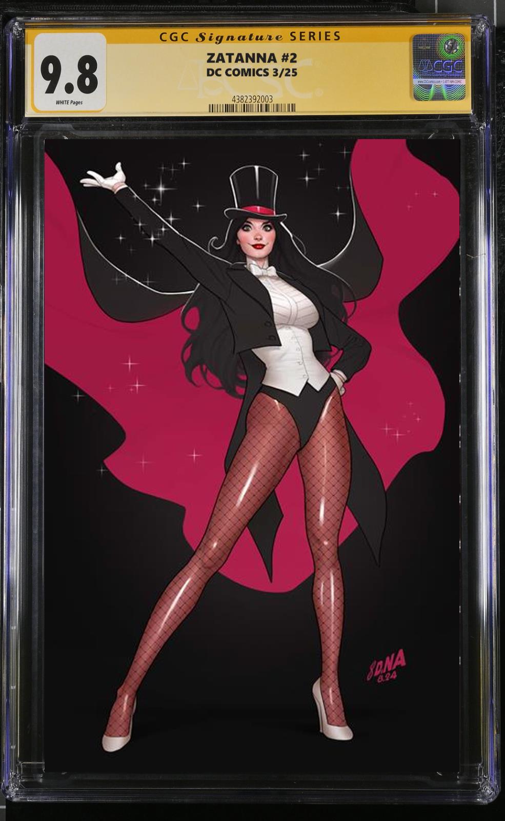 ZATANNA #2 CGC SS 9.8/RAW DAVID NAKAYAMA PRIVATE SIGNING PRESALE 3/25 NM