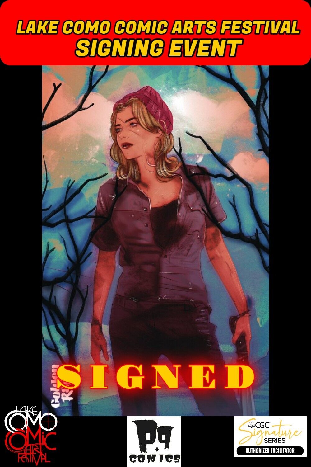 GOLDEN RAGE MOTHER KNOWS BEST #1 RAW W/COA LCCAF TULA LOTAY SIGNED PRESALE