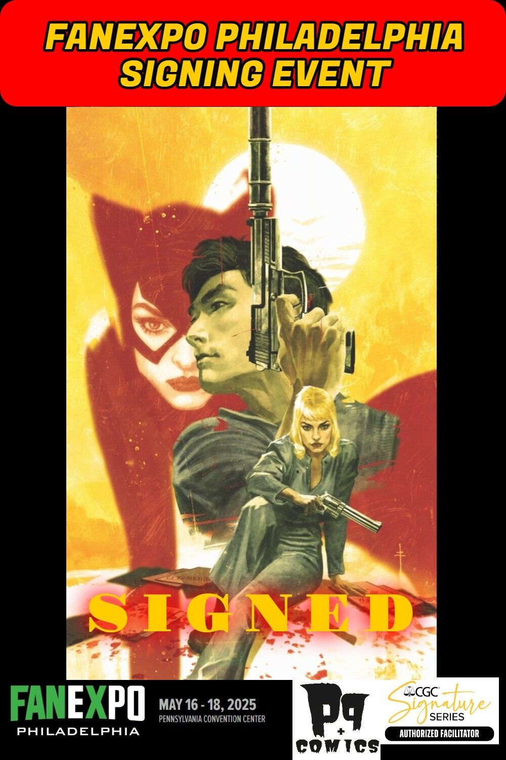 CATWOMAN #75 CVR A 2025 RAW W/COA FANEXPO SEBASTIAN FIUMARA SIGNED PRESALE NM