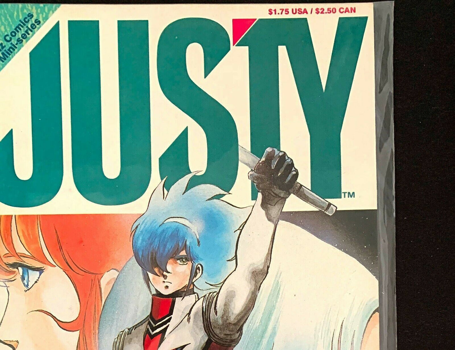 Justy #2 Viz Comics Vf/Nm 1988