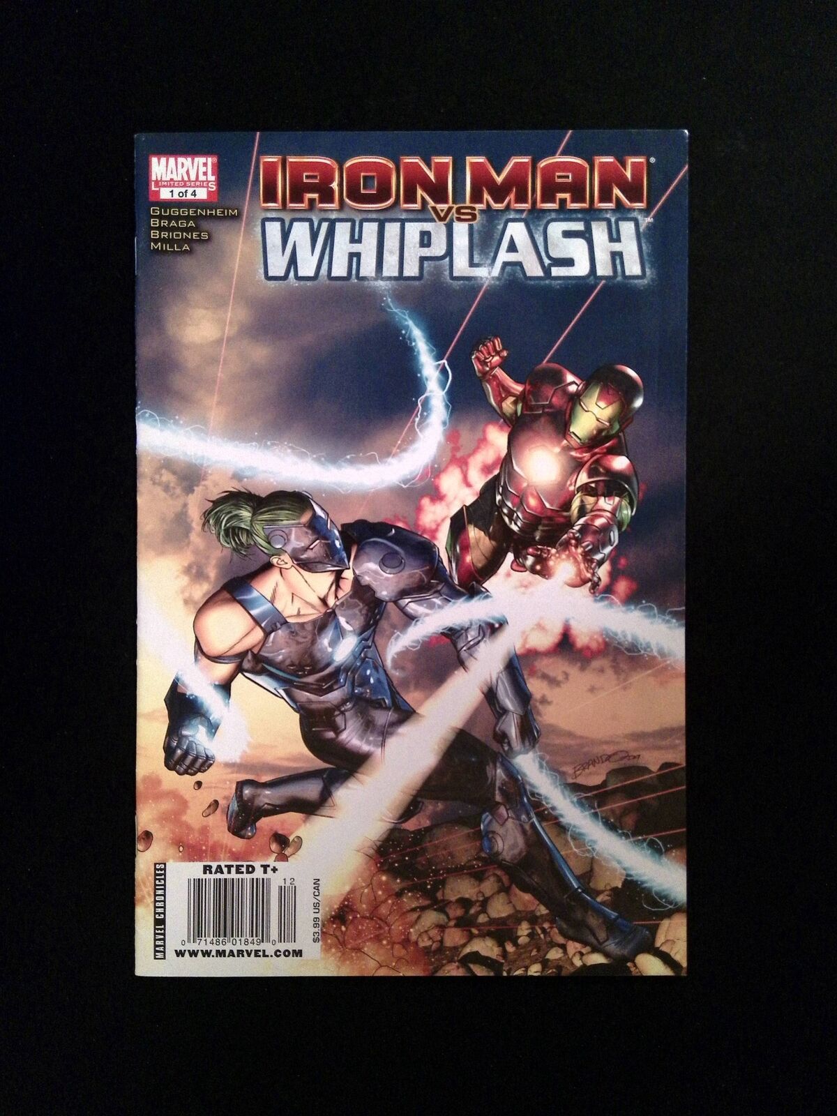 Iron Man Vs. Whiplash #1 Marvel Comics 2010 VF+ Newsstand
