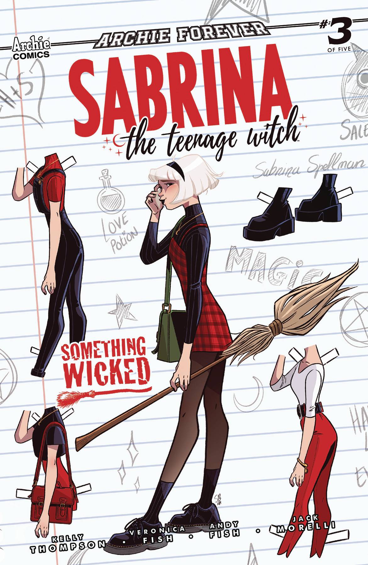 SABRINA SOMETHING WICKED #3 (OF 5) CVR B BOO Signed by Sweeney Boo w/COA