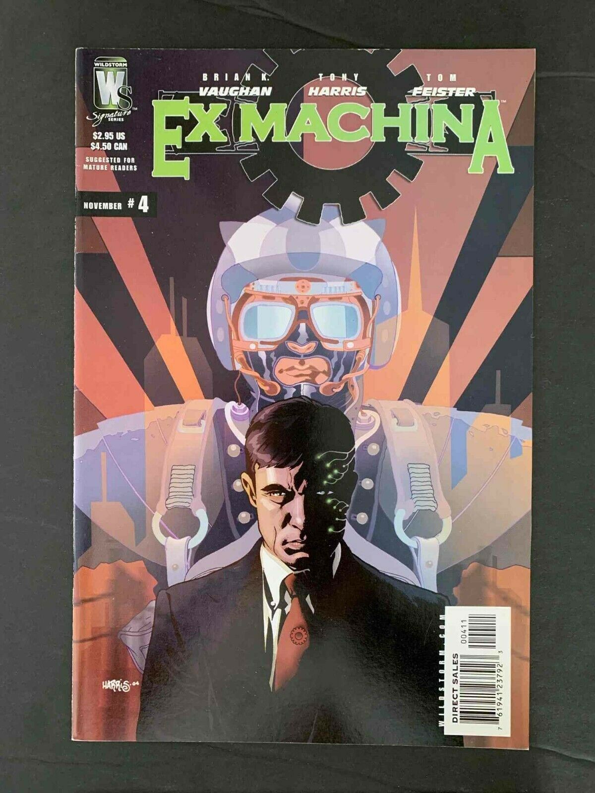 Ex Machina #4 Dc/Wildstorm Comics 2004 Vf+