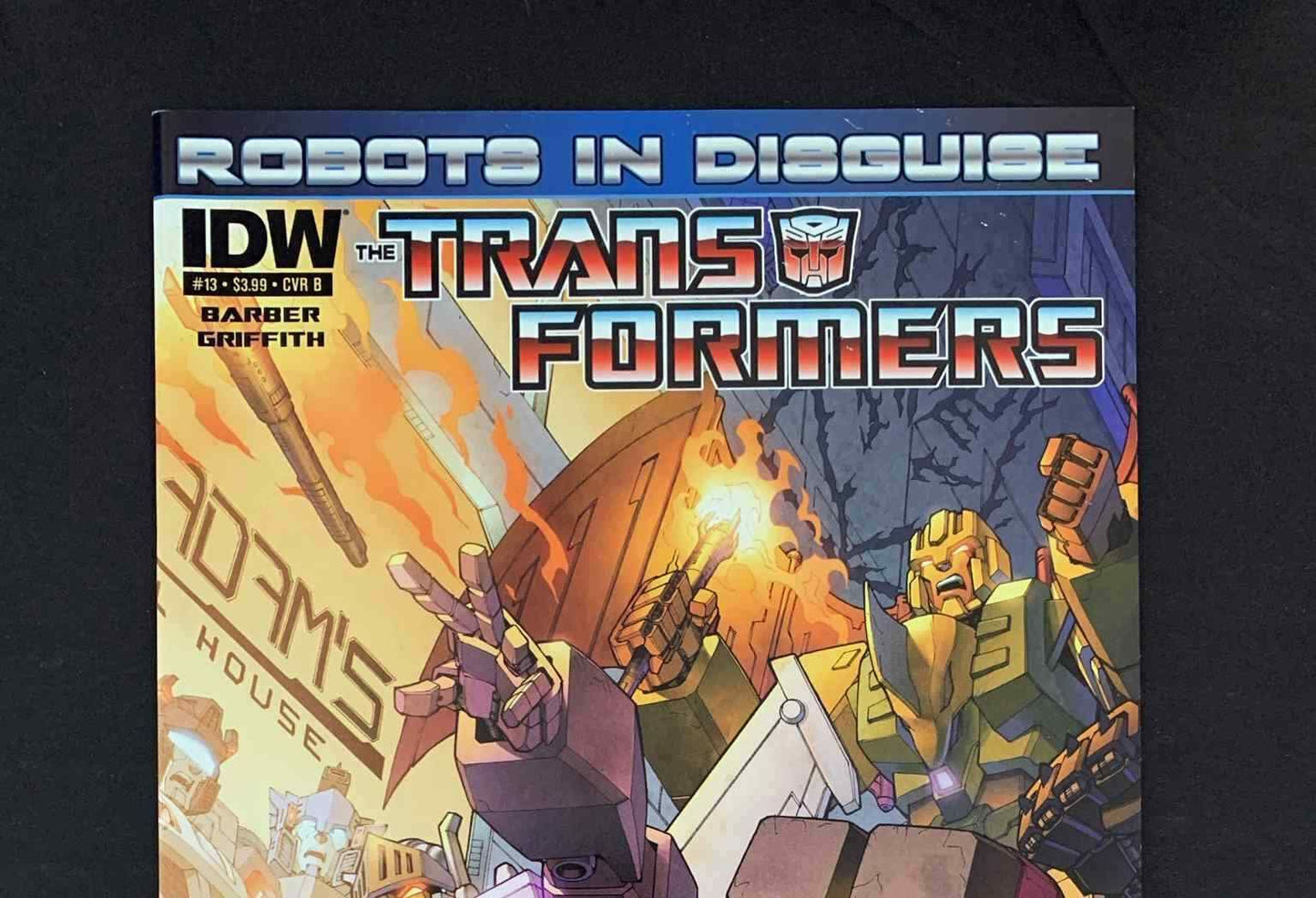 Transformers Robot In Disguise #13B Idw Comics 2013 Nm+ Coller Variant Cover