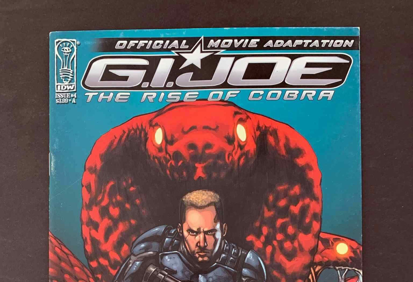 Gi Joe Movie Adaptation #4A Idw Comics 2009 Vf+