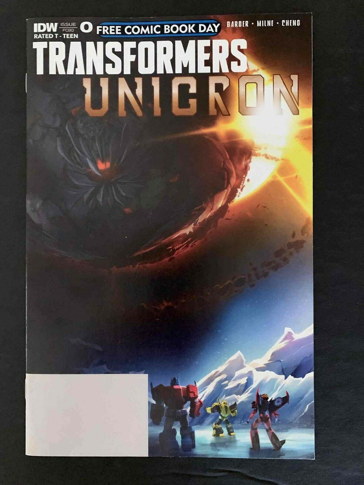 Transformers Unicron (Fcmd) #0 Idw Comics 2018 Nm-