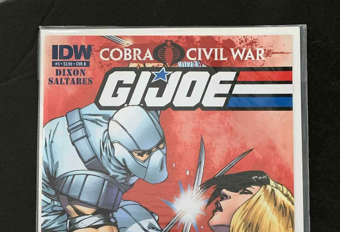 Gi Joe #3B (Volume 2) Idw Comics 2011 Vf Saltares Variant Cover