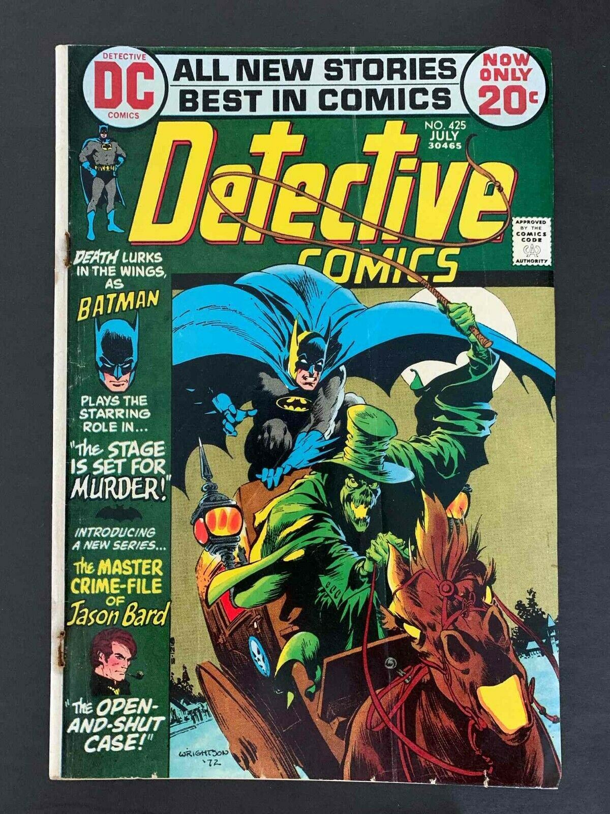 Detective Comics #425 Dc Comics 1972 Vg+ Rusty Staples