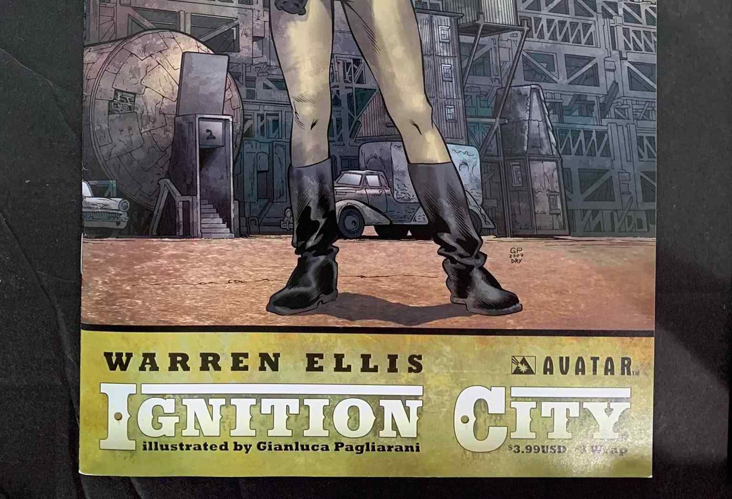 Ignition City #3B Avatar Comics 2009 Vf/Nm Paglarani Variant Cover