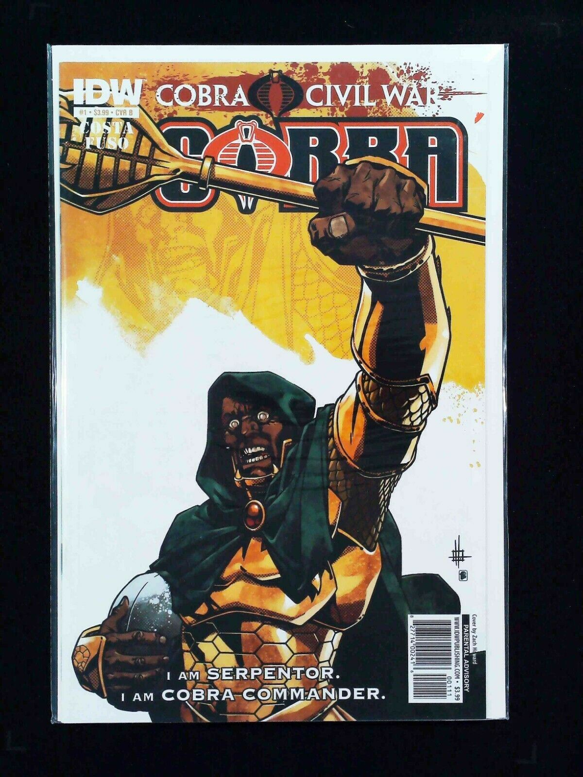 Cobra #1B Idw Comics 2011 Nm Howard Variant Cover