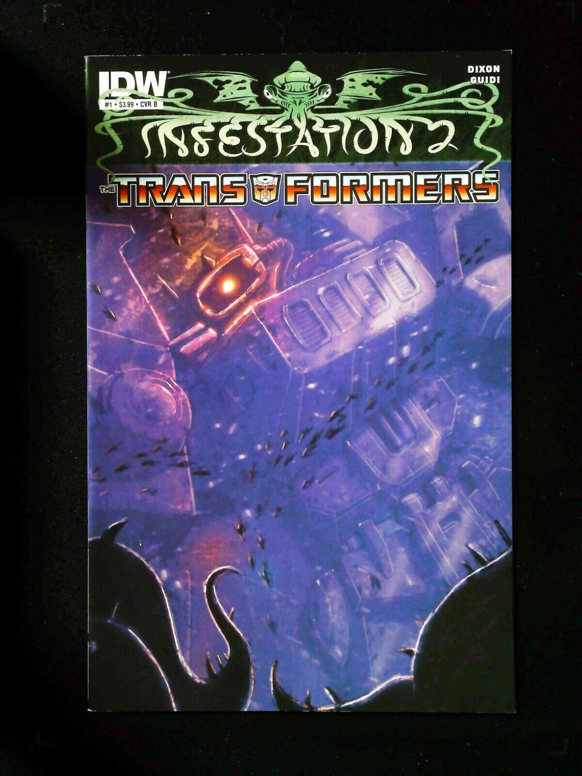 Transformers Infestation #1B Idw Comics 2012 Nm- Variant Cover