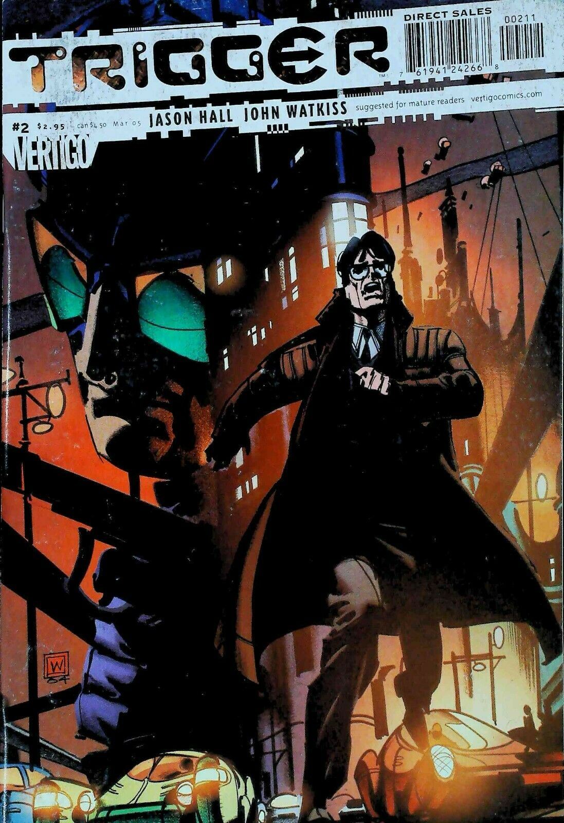 Trigger #2 Dc/Vertigo Comics 2005 Vf+