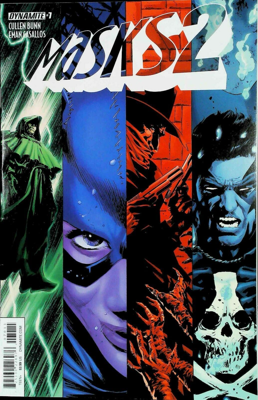 Masks 2 #7 Dynamite Comics 2015 Vf+