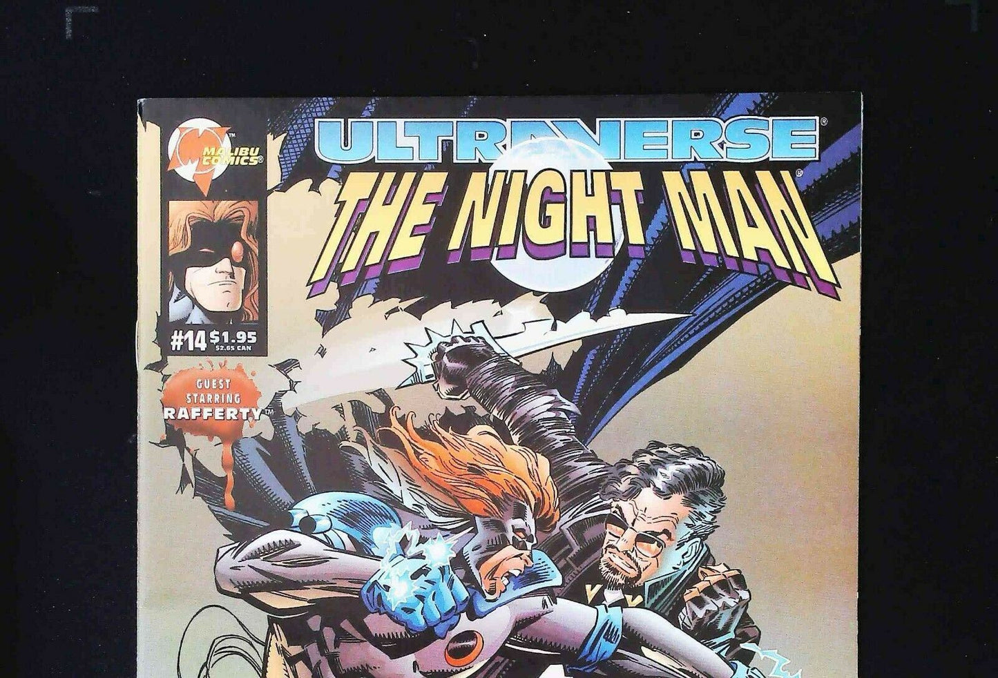 Night Man #14 Malibu Comics 1994 Vf+