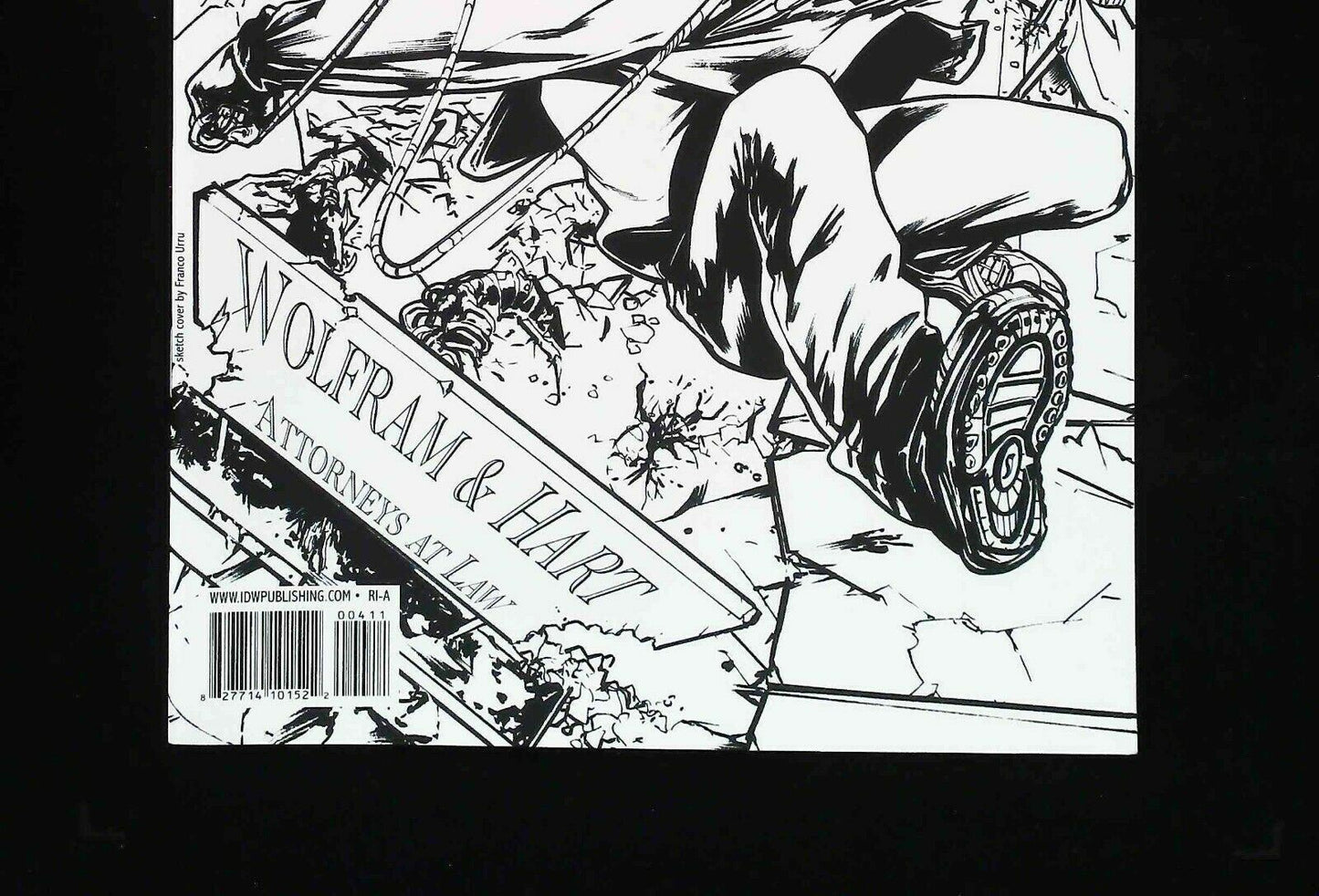 Angel After The Fall #4C Idw Comics 2008 Nm Urru Variant Cover