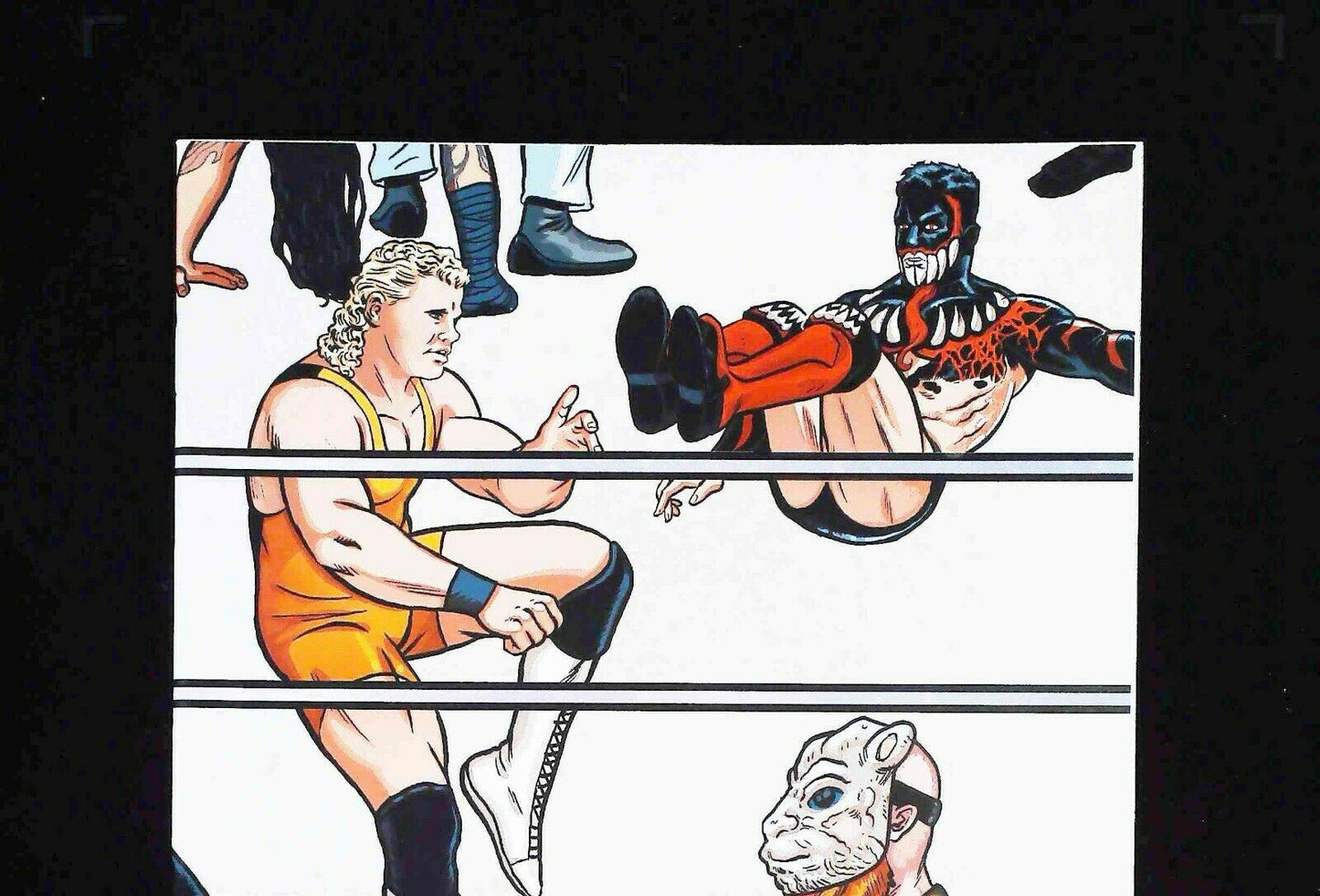 Wwe #8D Boom Comics 2017 Vf/Nm Schoonover Variant Cover