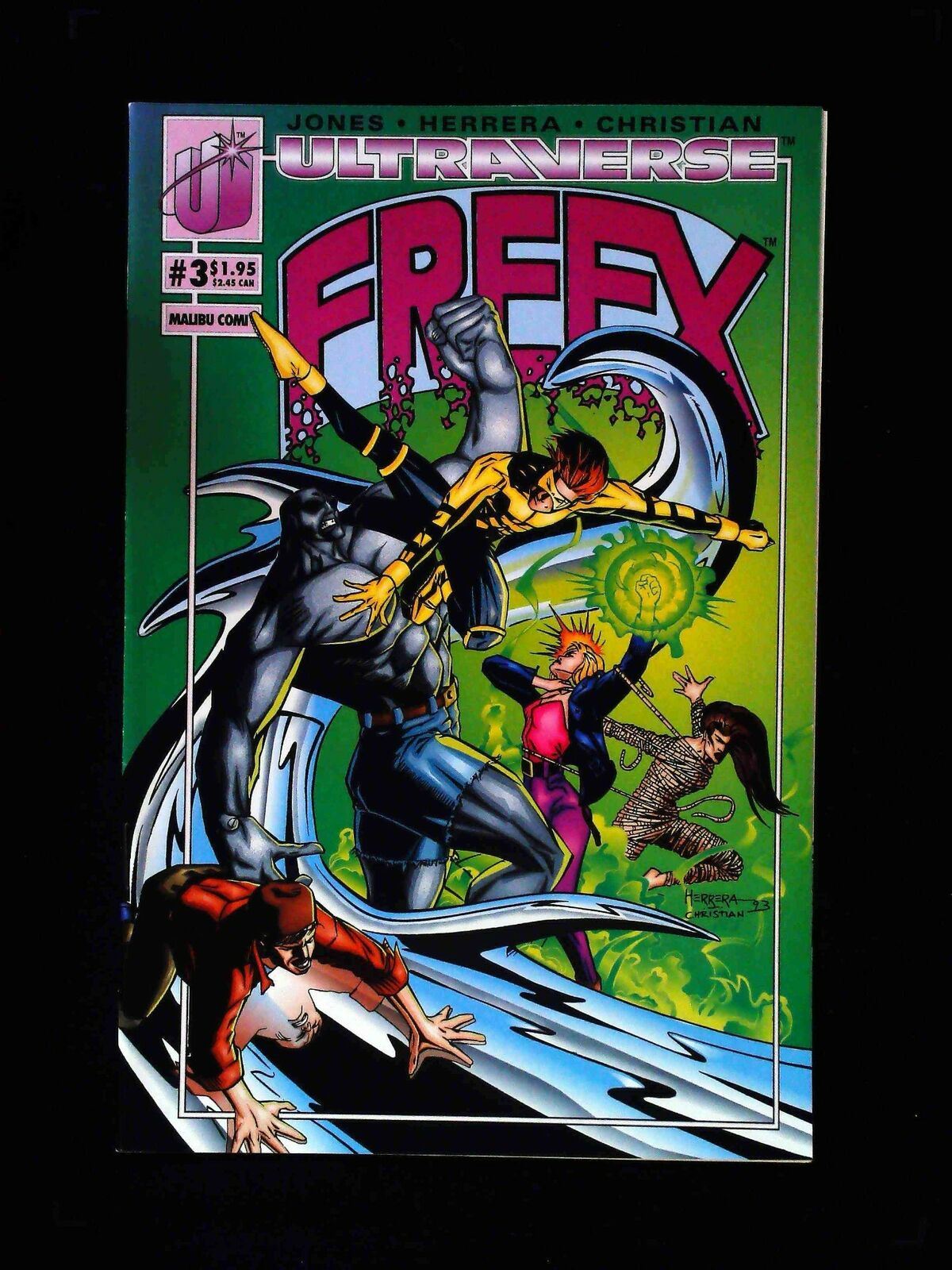 Freex #3 Malibu Comics 1993 Vf/Nm
