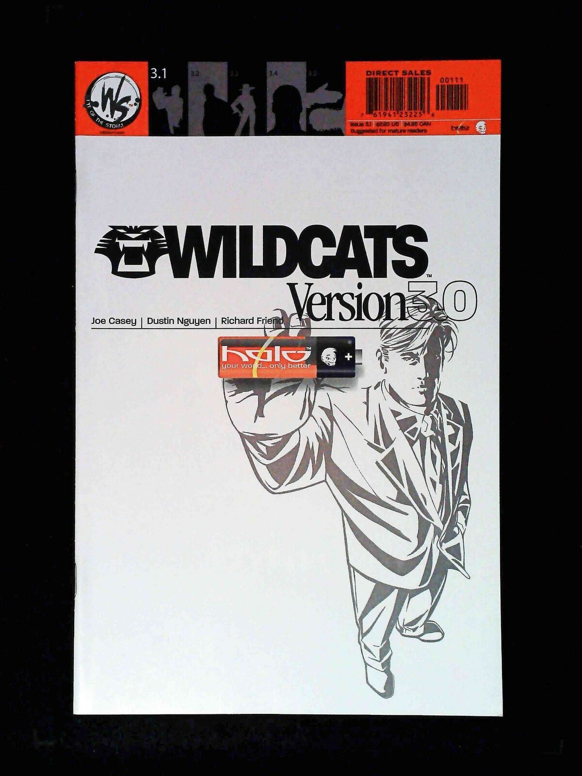 Wildcats Version 3.0 #1B Wildstorm Comics 2002 Vf/Nm Nguyen Variant