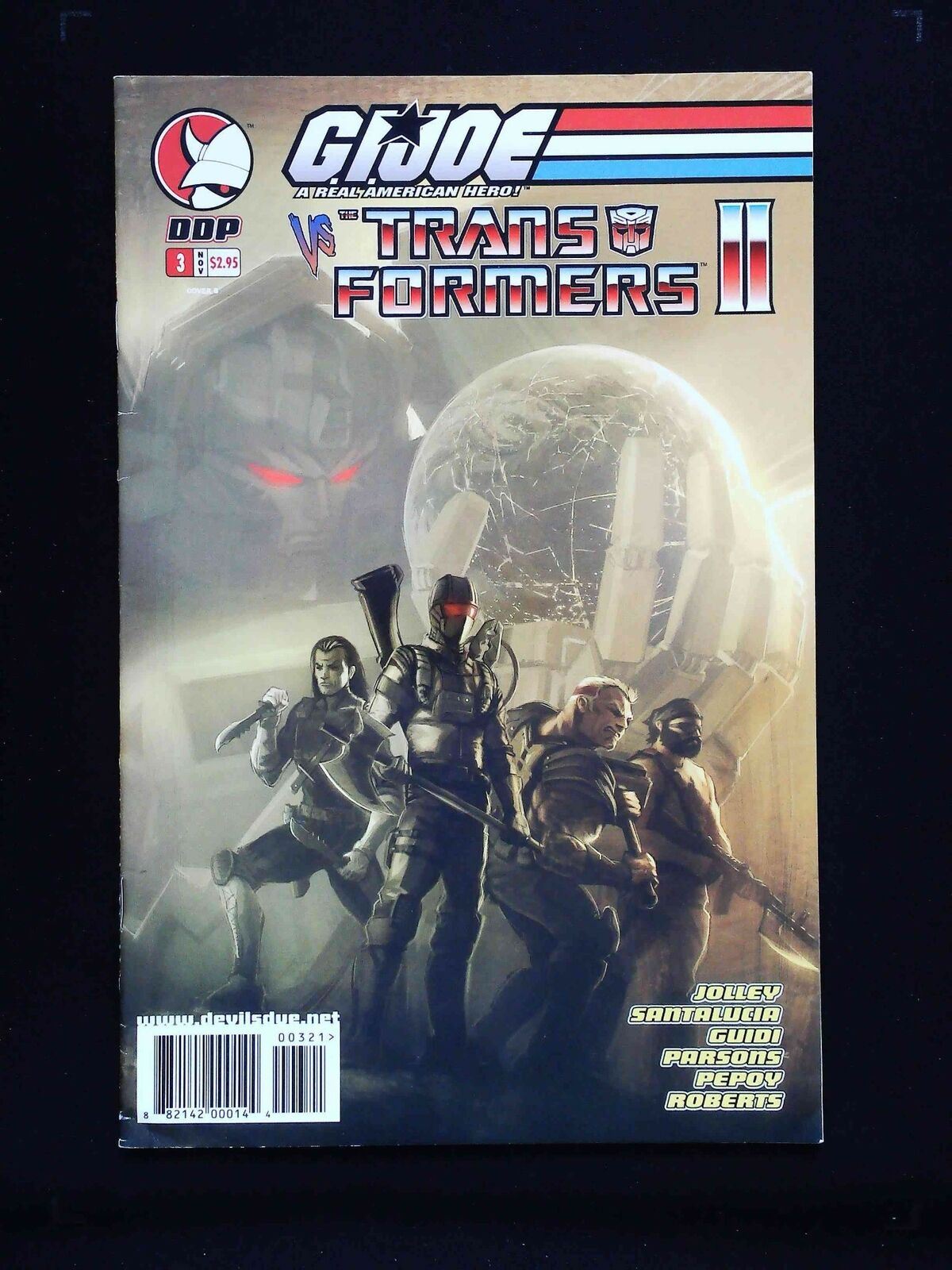 G.I.Joe Vs.Transformers Ii #3 Devil'S Due Comics 2004 Vf Seeley Variant