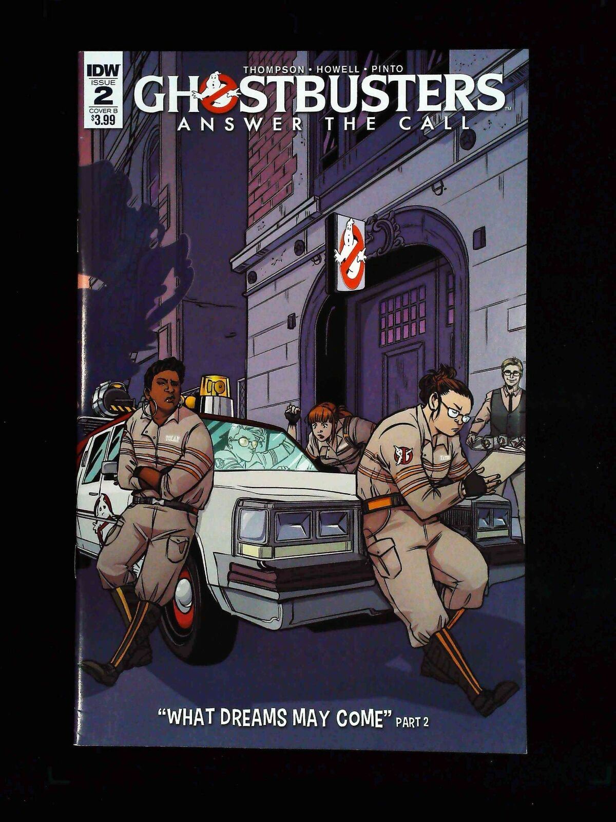 Ghostbusters Answer The Call #2B Idw Comics 2017 Nm- Variant Cover