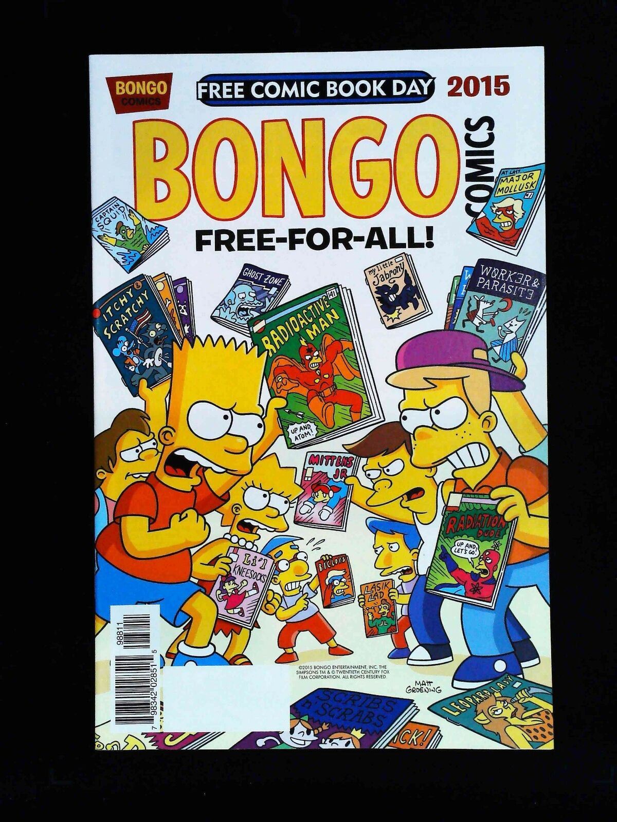 Bongo Comics Free For All #2015 Bongo Comics 2015 Nm- Fcbd