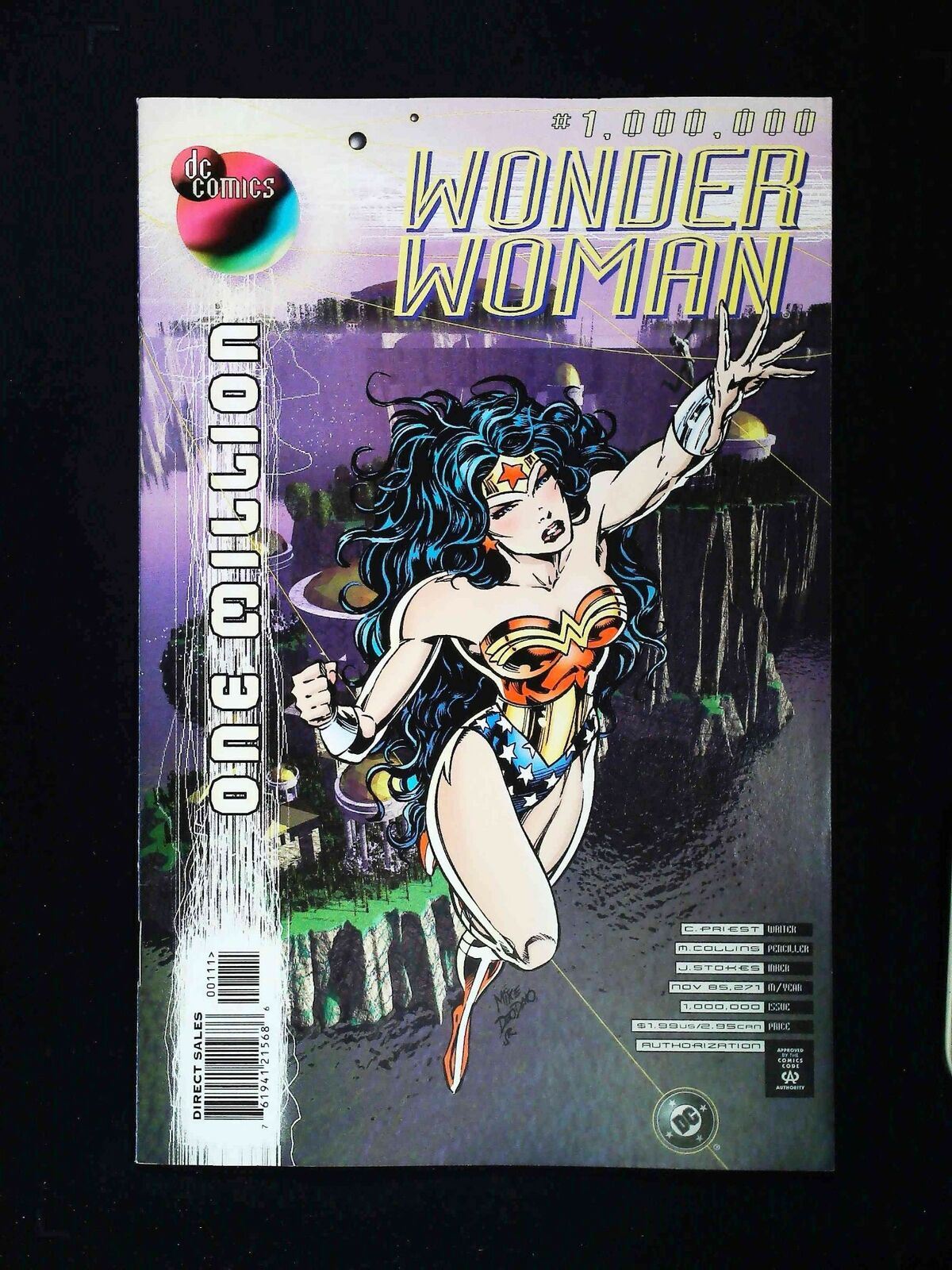Wonder Woman One Million #1 Dc Comics 1998 Vf