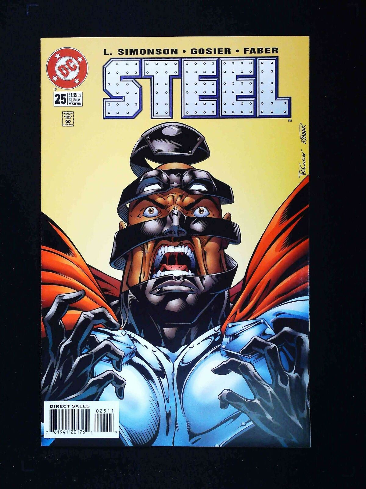 Steel #25 Dc Comics 1996 Vf+