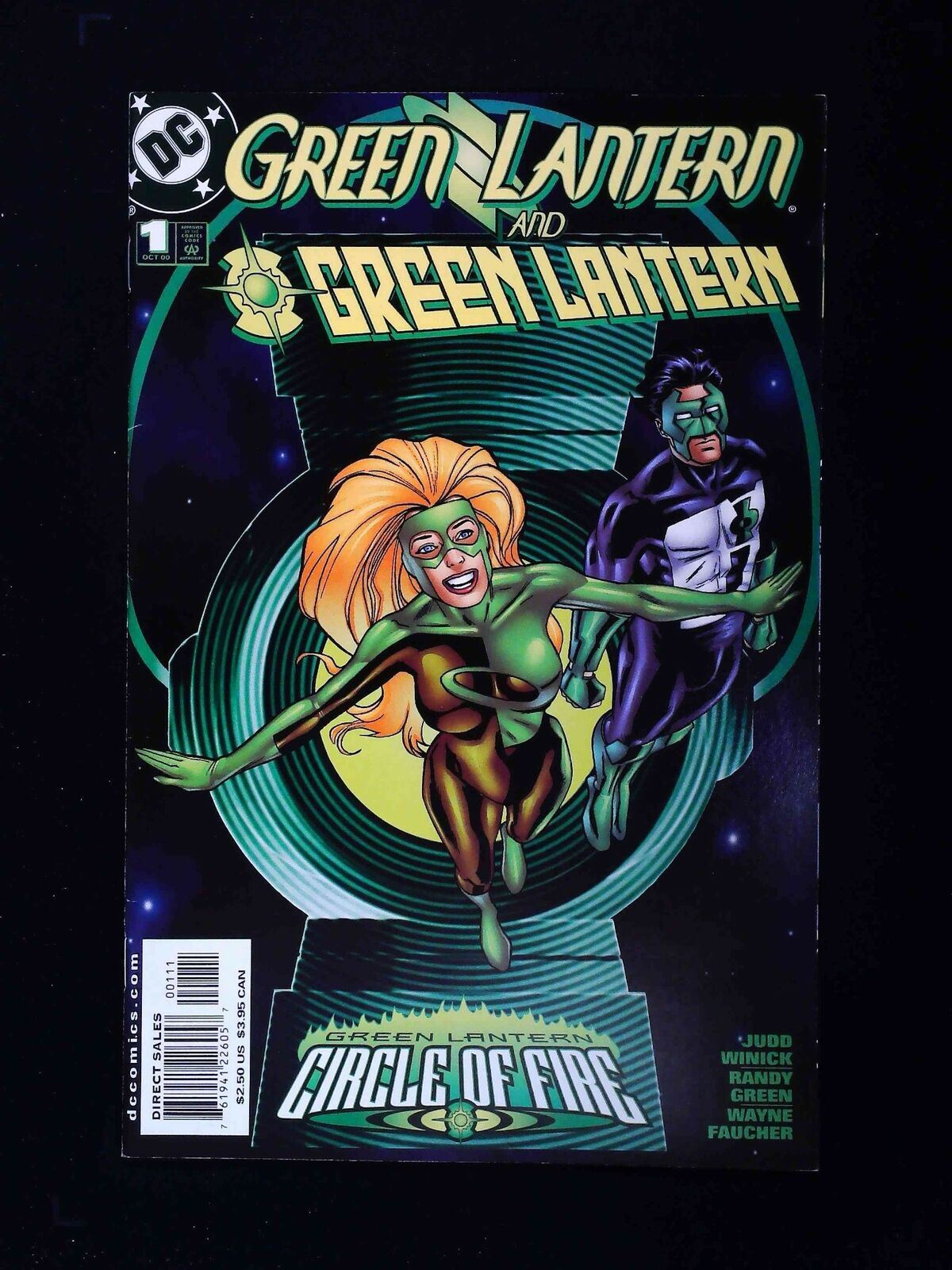Green Lantern And Green Lantern #1 Dc Comics 2000 Vf+