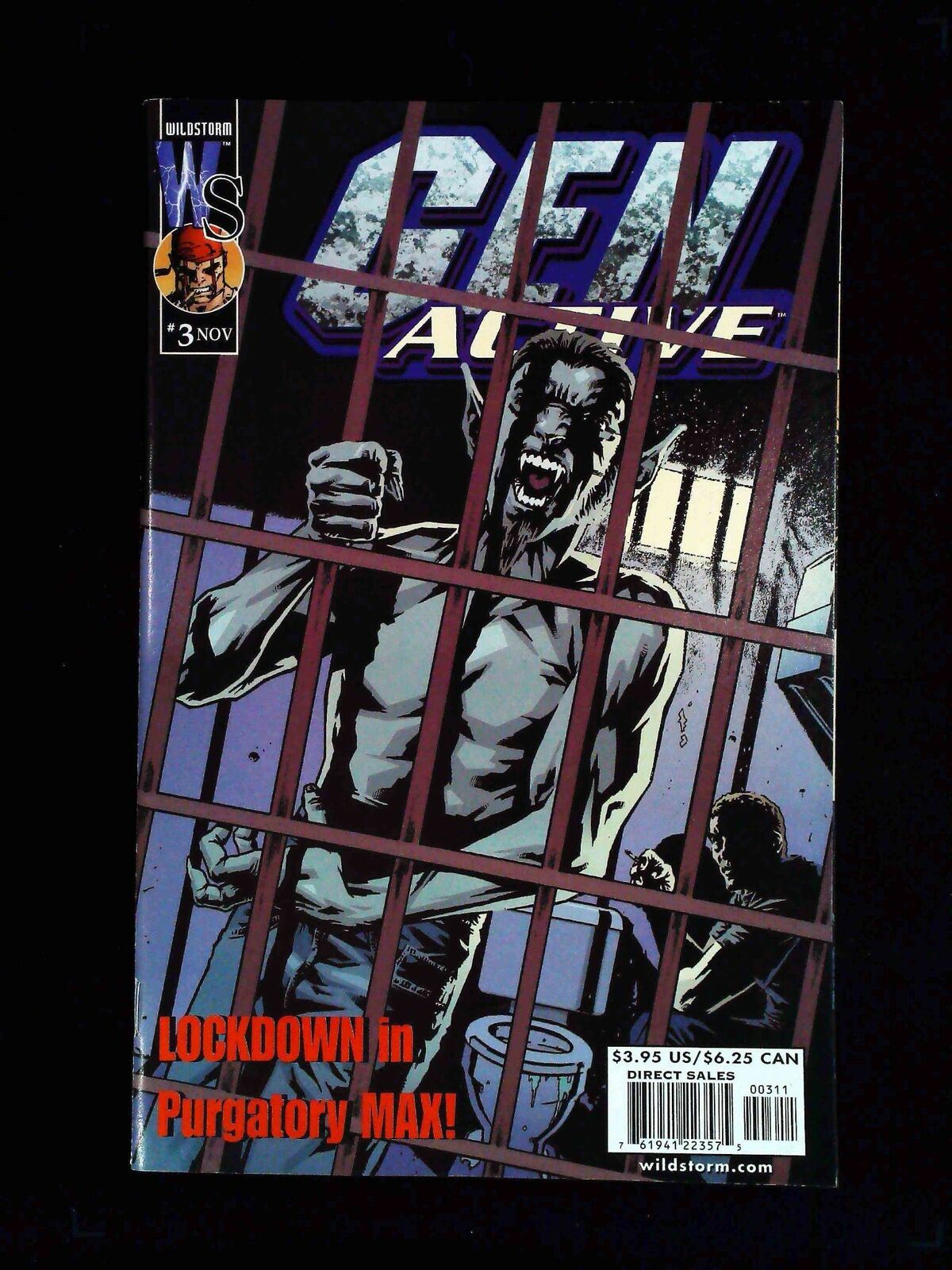 Gen-Active #3B Wildstorm Comics 2000 Vf/Nm Variant Cover