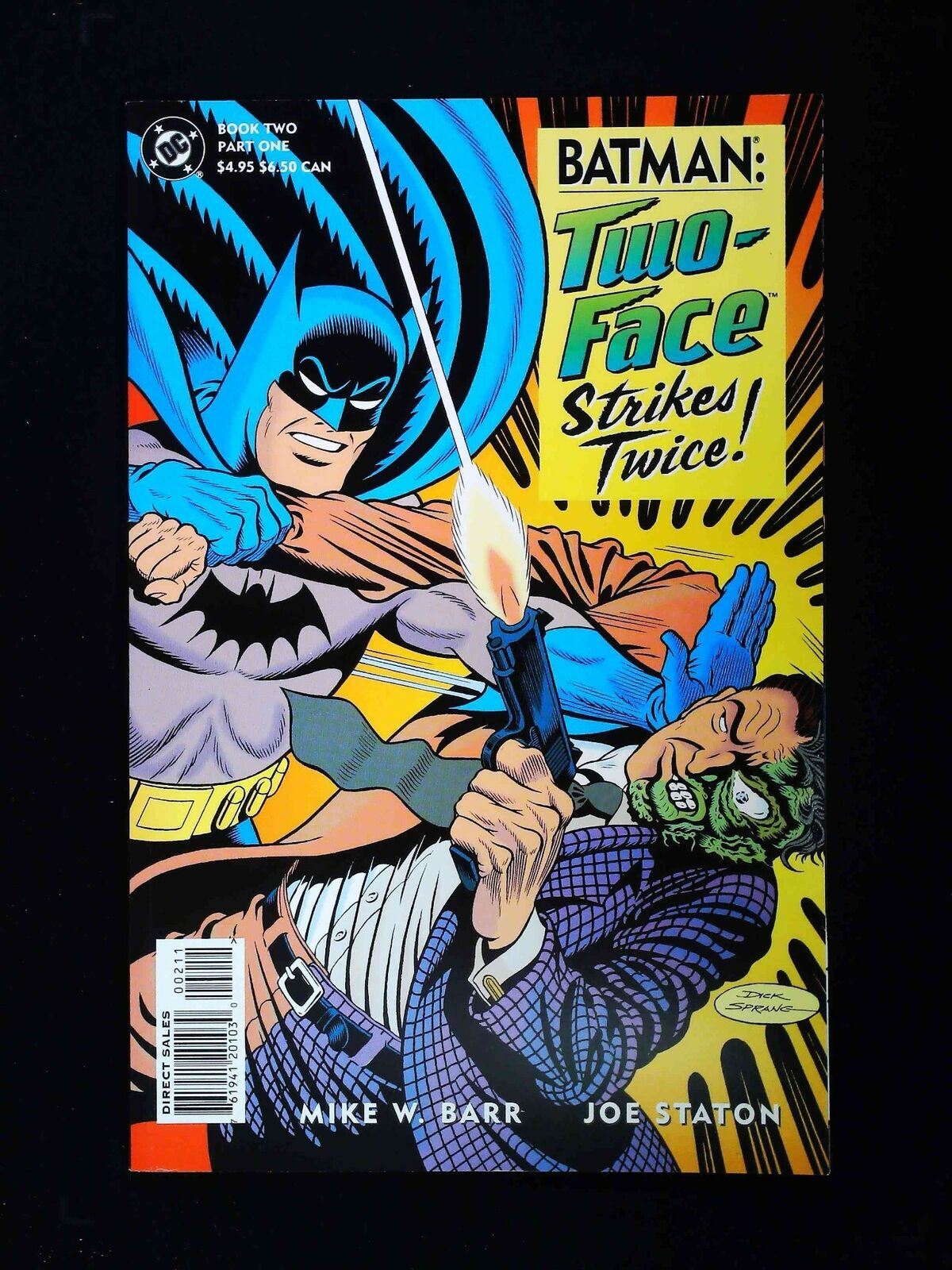 Batman Two-Face Strikes Twice #2 Dc Comics 1993 Nm Part One