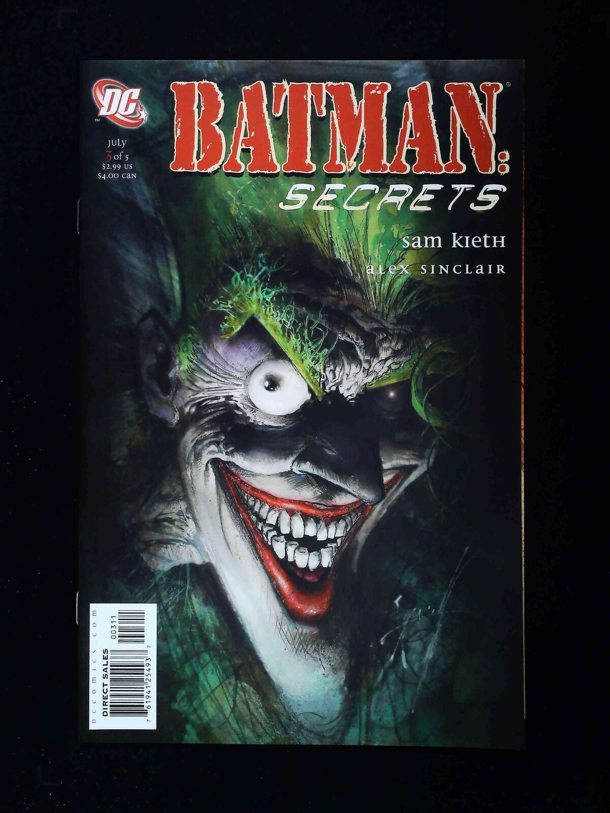 Batman Secrets #3 Dc Comics 2006 Nm+