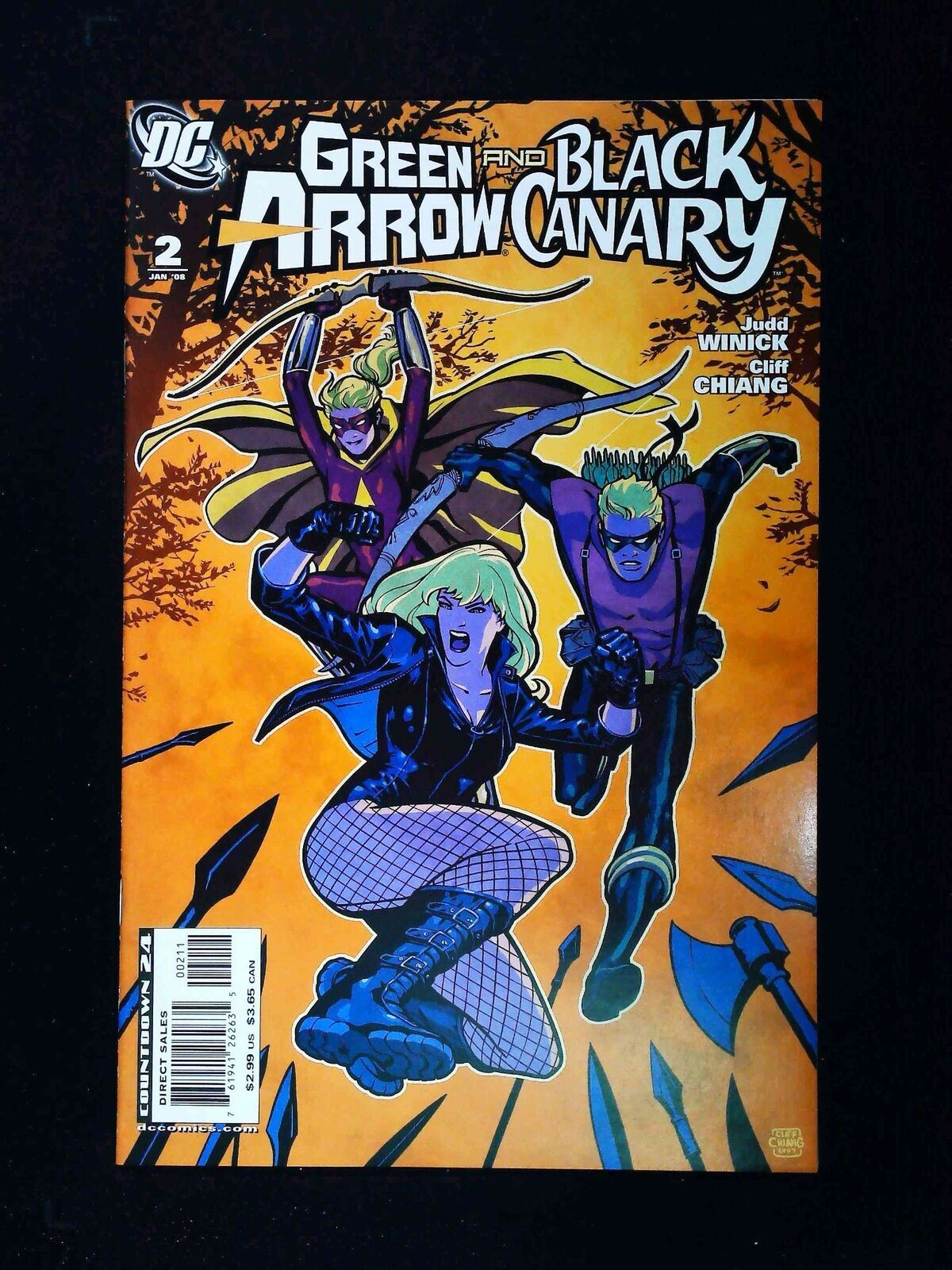 Green Arrow And Black Canary #2 Dc Comics 2008 Nm-
