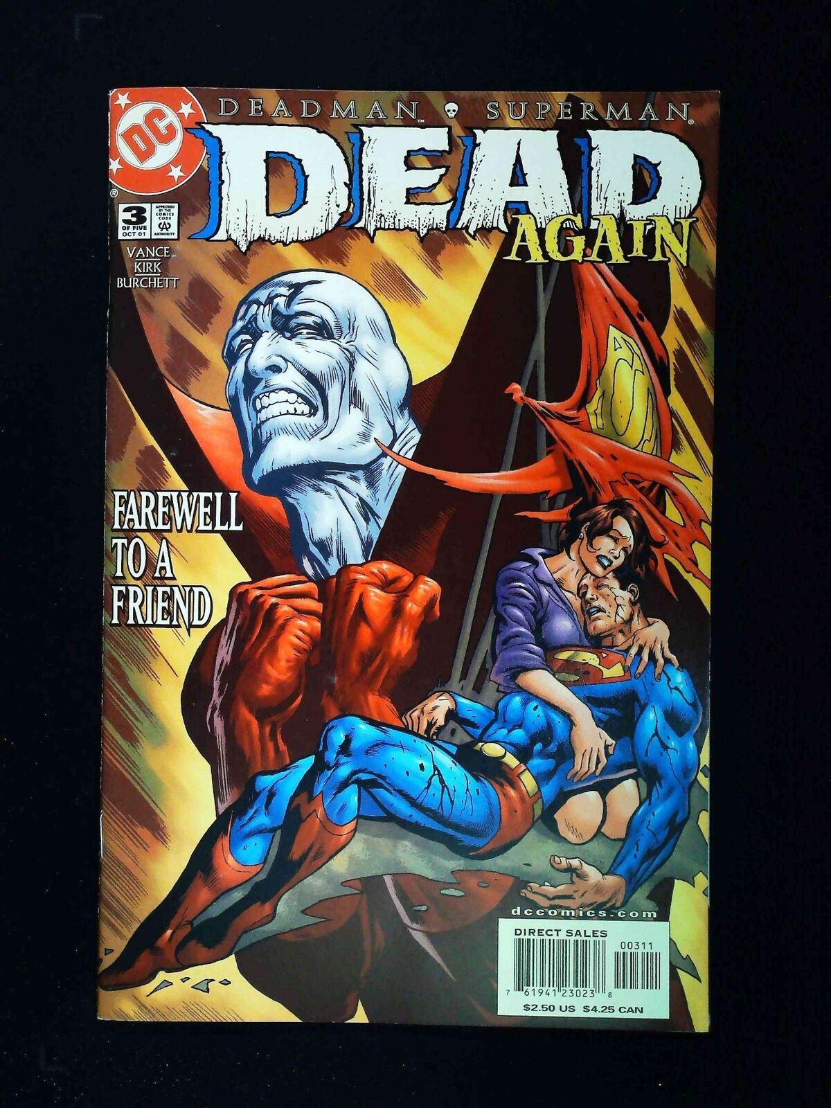 Deadman Dead Again #3 Dc Comics 2001 Vf+
