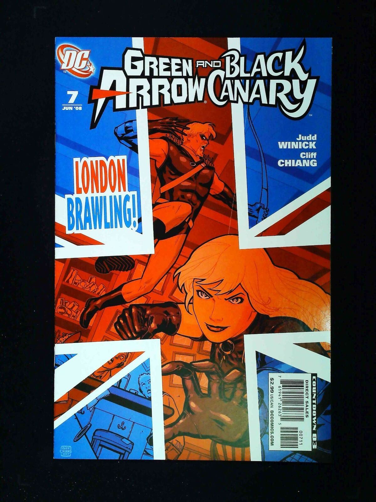 Green Arrow And Black Canary #7 Dc Comics 2008 Nm
