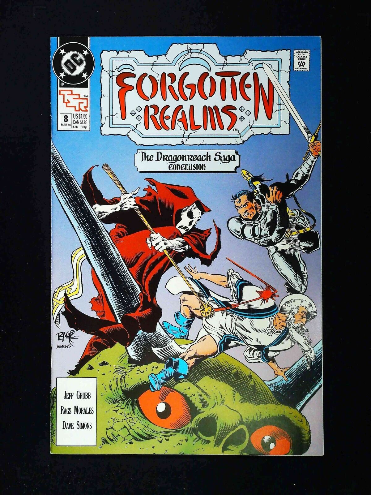 Forgotten Realms #8 Dc Comics 1990 Vf+