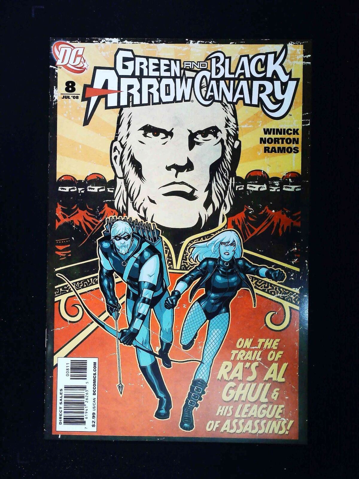 Green Arrow And Black Canary #8 Dc Comics 2008 Nm-