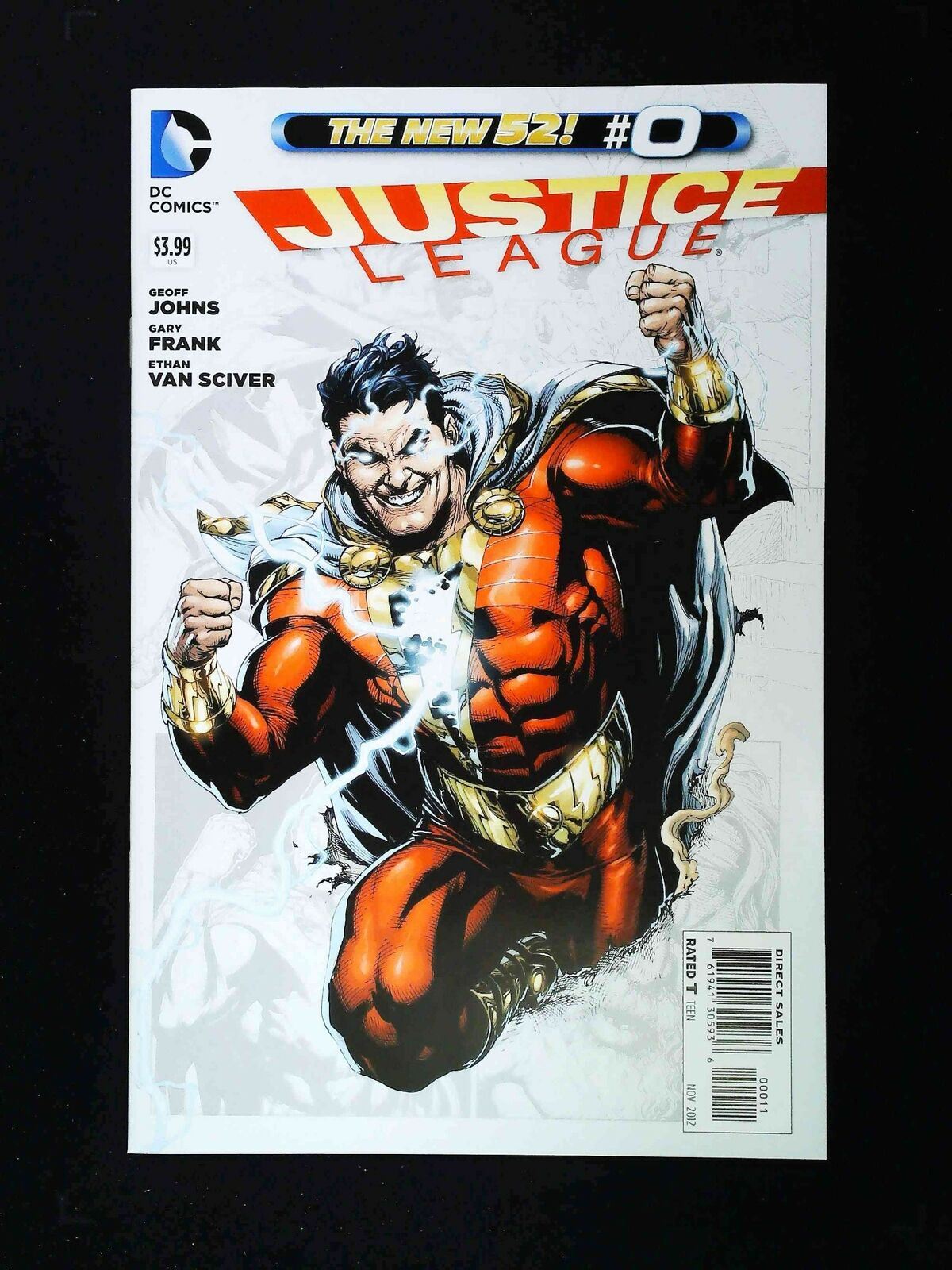 Justice League #0 Dc Comics 2012 Nm