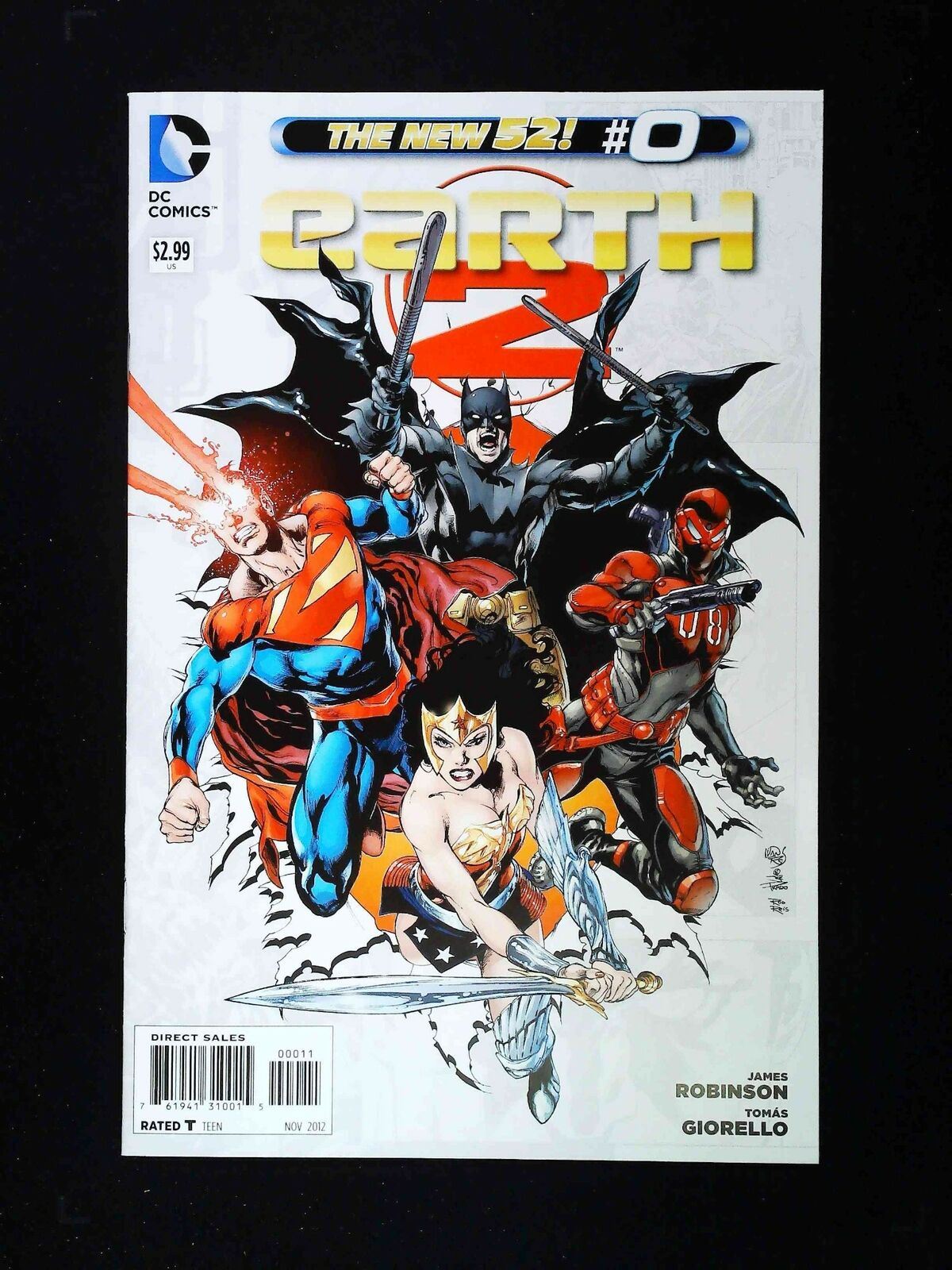 Earth 2 #0 Dc Comics 2012 Nm