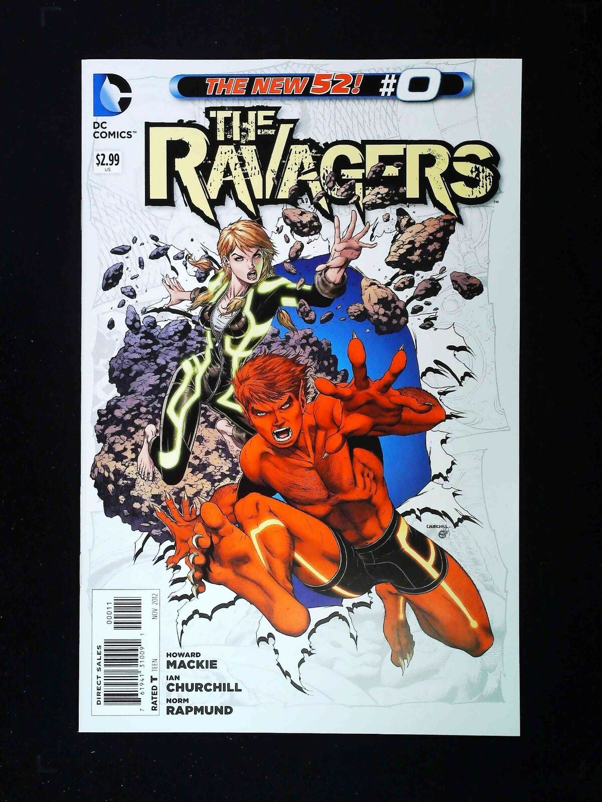 Ravagers #0 Dc Comics 2012 Nm