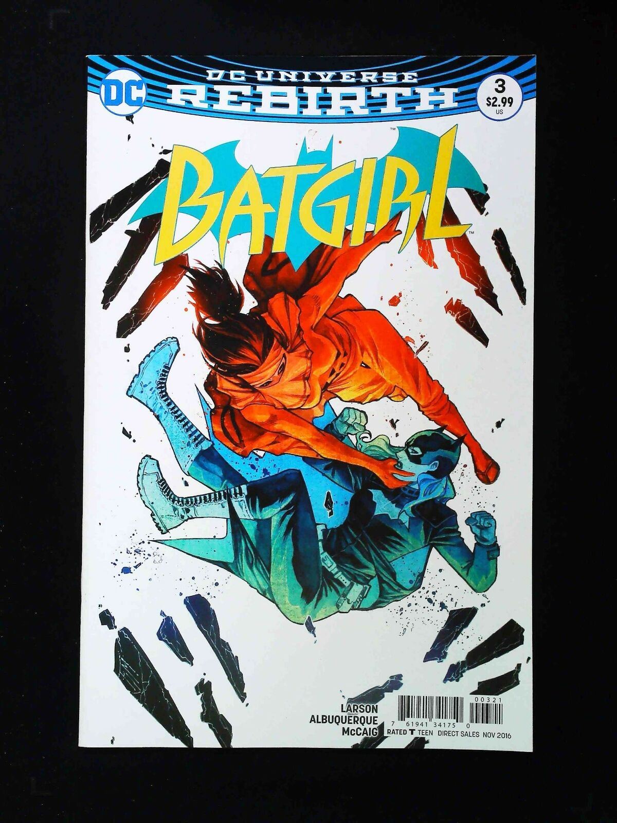 Batgirl #3B Dc Comics 2016 Vf/Nm Manapul Variant Cover