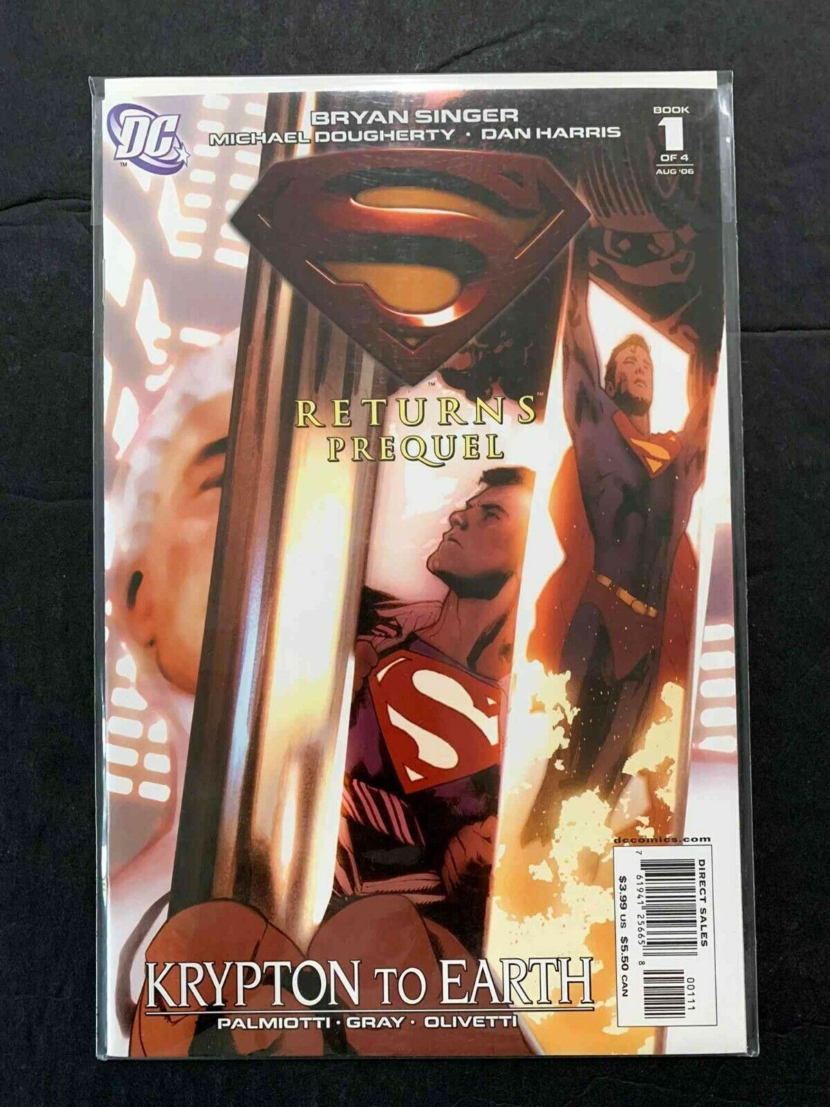 Superman Returns Full Set # 1,2,3,4 Dc Comics 2006 Nm