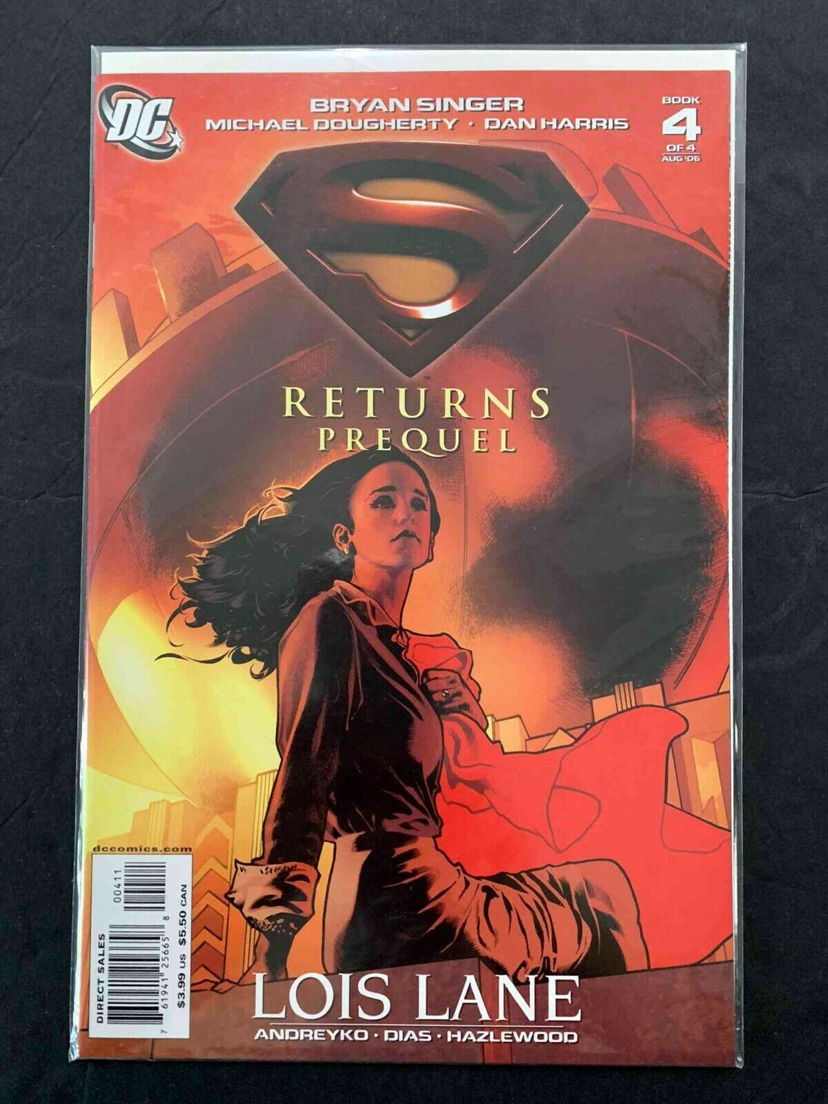 Superman Returns Full Set # 1,2,3,4 Dc Comics 2006 Nm