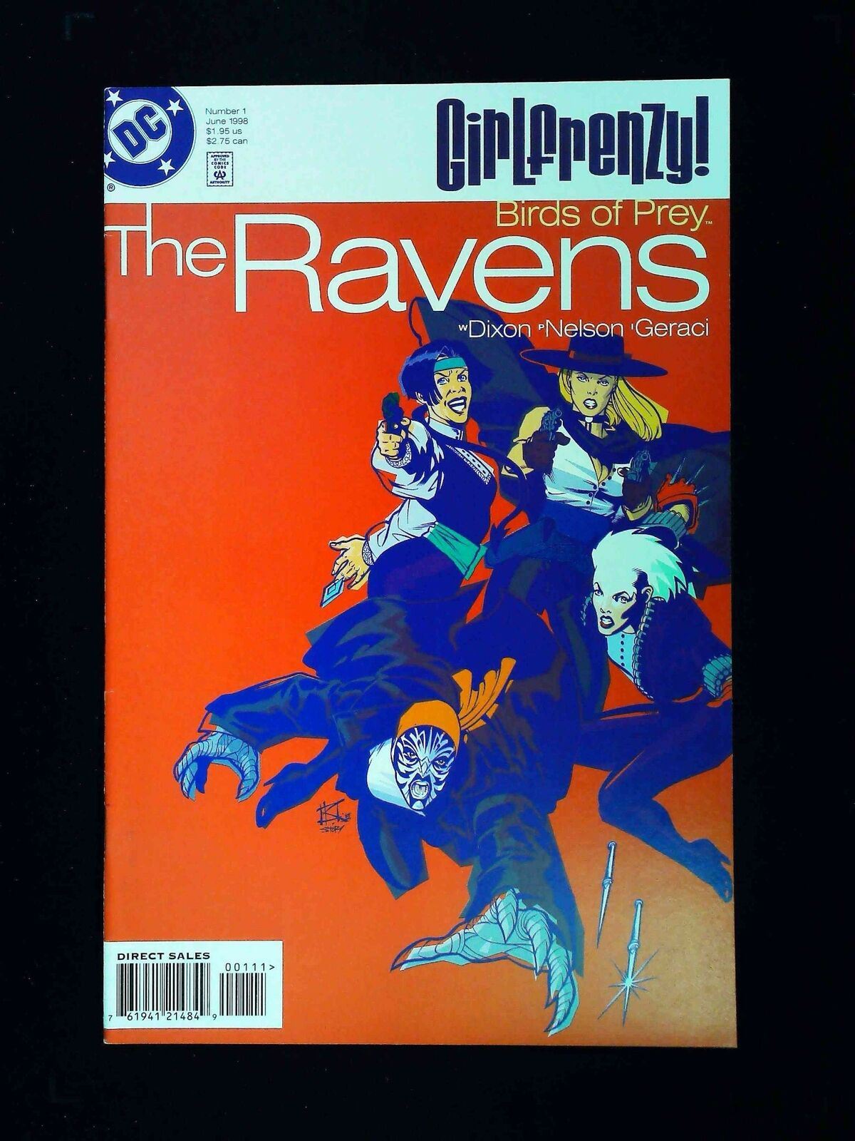 Bird Of Prey The Ravens Girlfrenzy #1 Dc Comics 1998 Vf+