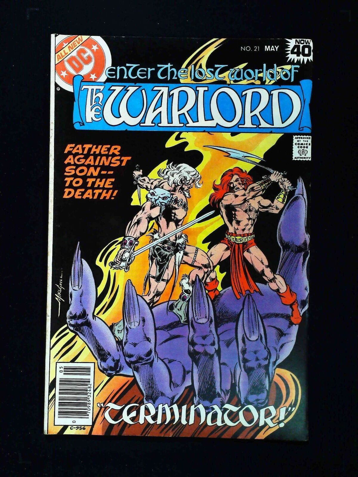 Warlord #21 Dc Comics 1979 Vf Newsstand