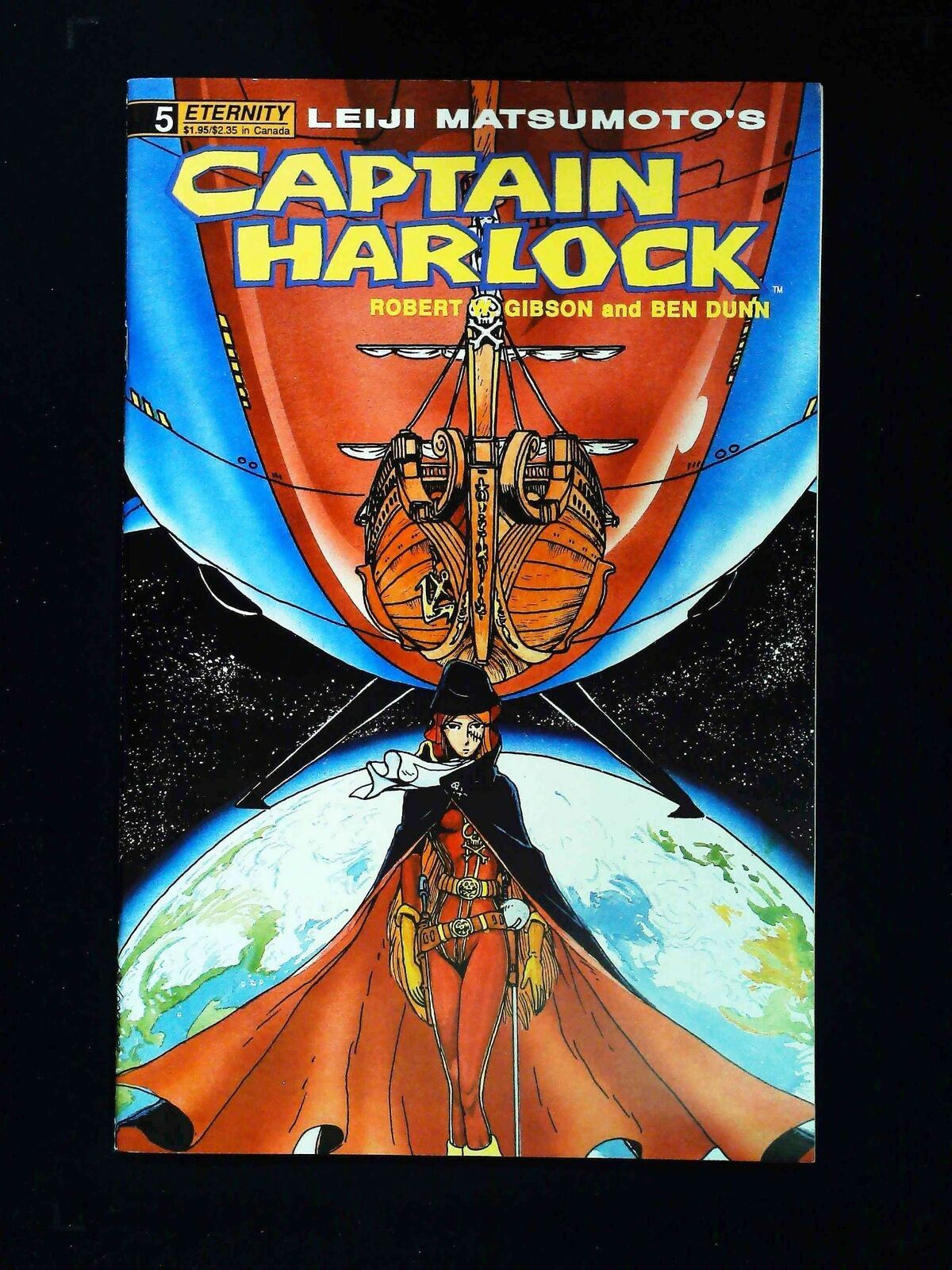 Captain Harlock #5 Eternity Comics 1990 Vf/Nm