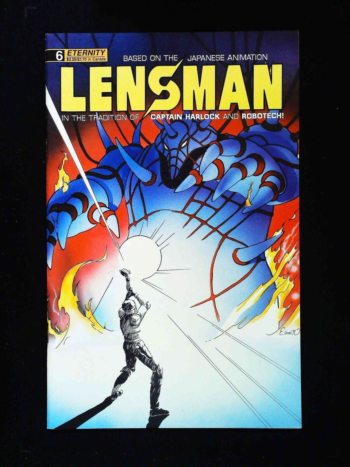 Lensman Secret Of The Lens #6 Eternity Comics 1990 Vf/Nm